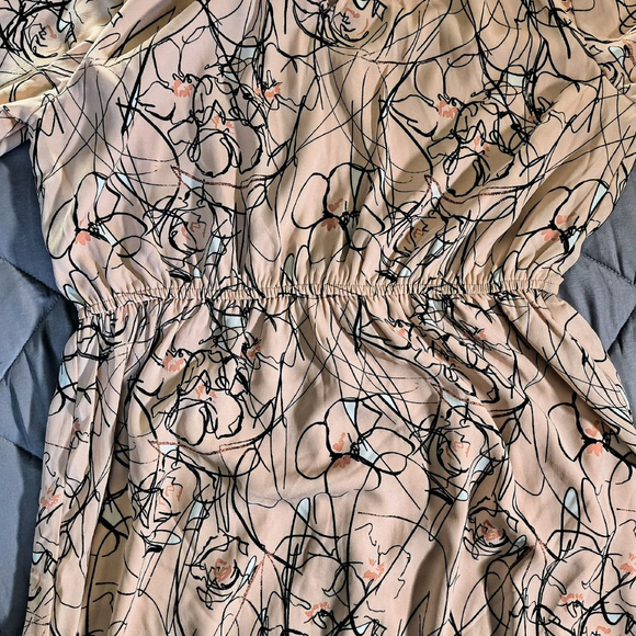 (S) Women's Nordstrom Rack Pink Floral Long Sleeve Dress - Picture 8 of 10